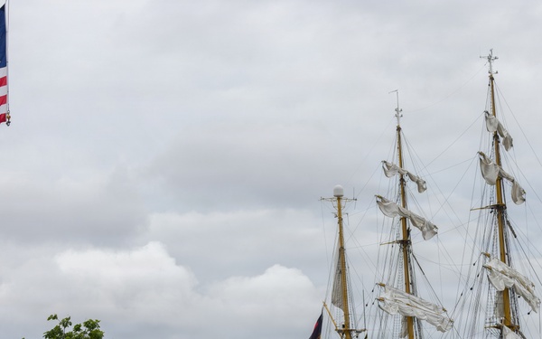 Sail 250 Virginia Parade of Sail arrives in Norfolk