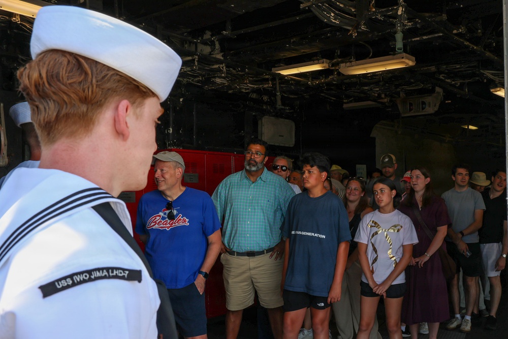 USS Iwo Jima FLEETEX 250 Tours