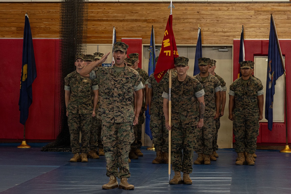 U.S. Marines with 12th LCT Participate in Change of Command Ceremony