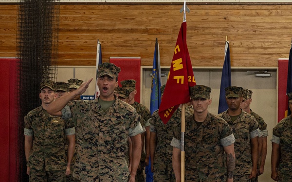 U.S. Marines with 12th LCT Participate in Change of Command Ceremony