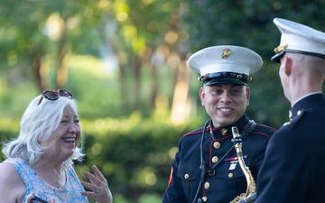 2nd Marine Aircraft Wing Band performs during Fleet Week Norfolk