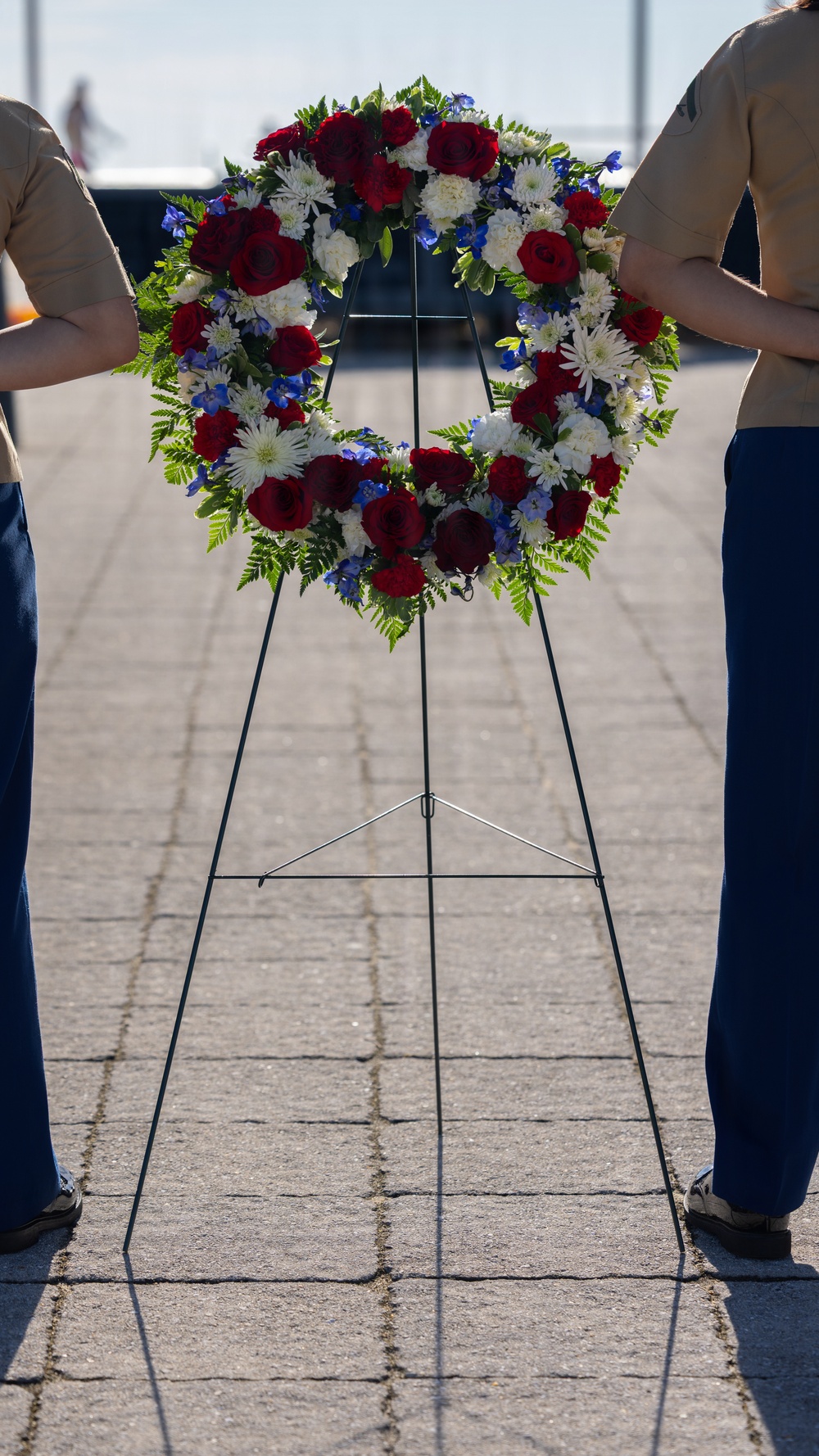 Fleet Week Norfolk wreath-laying ceremony