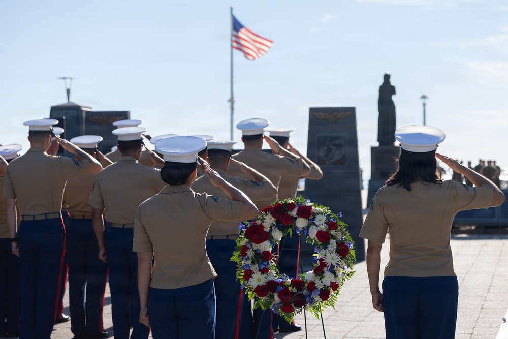 Fleet Week Norfolk wreath-laying ceremony