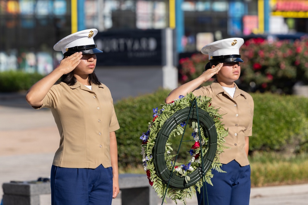 Fleet Week Norfolk wreath-laying ceremony