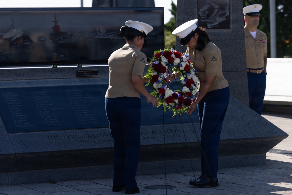 Fleet Week Norfolk wreath-laying ceremony