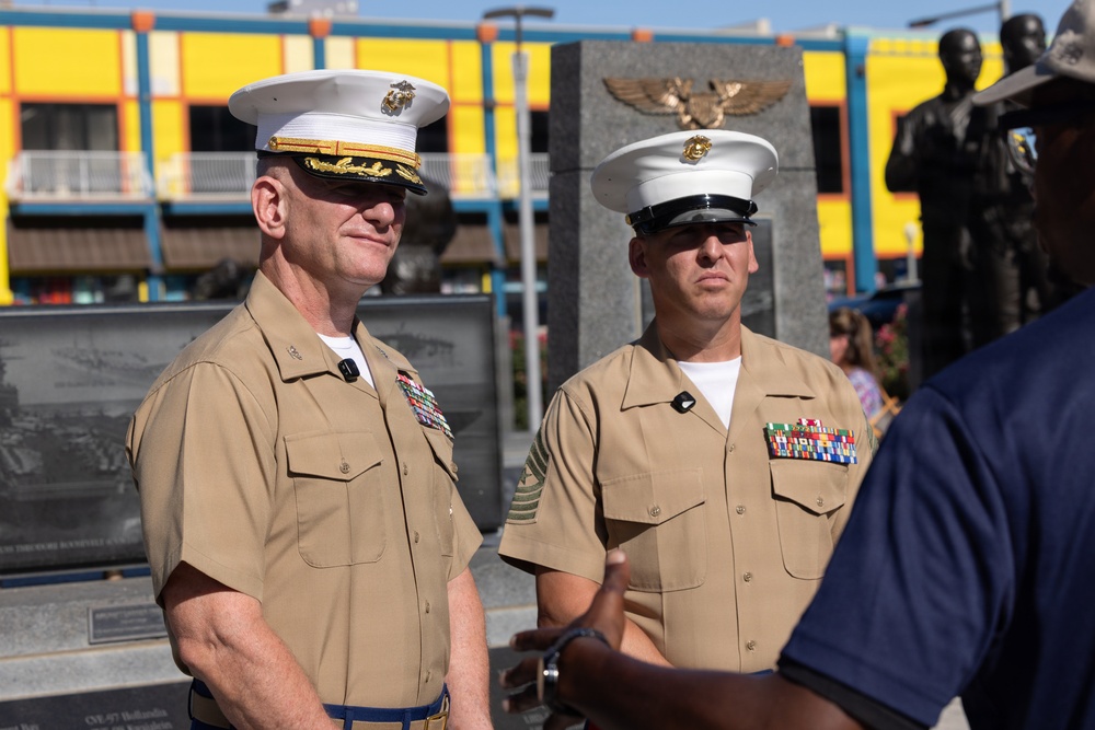 Fleet Week Norfolk wreath-laying ceremony