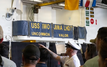 Ship tours aboard USS Iwo Jima (LHD7) during Fleet Week Norfolk