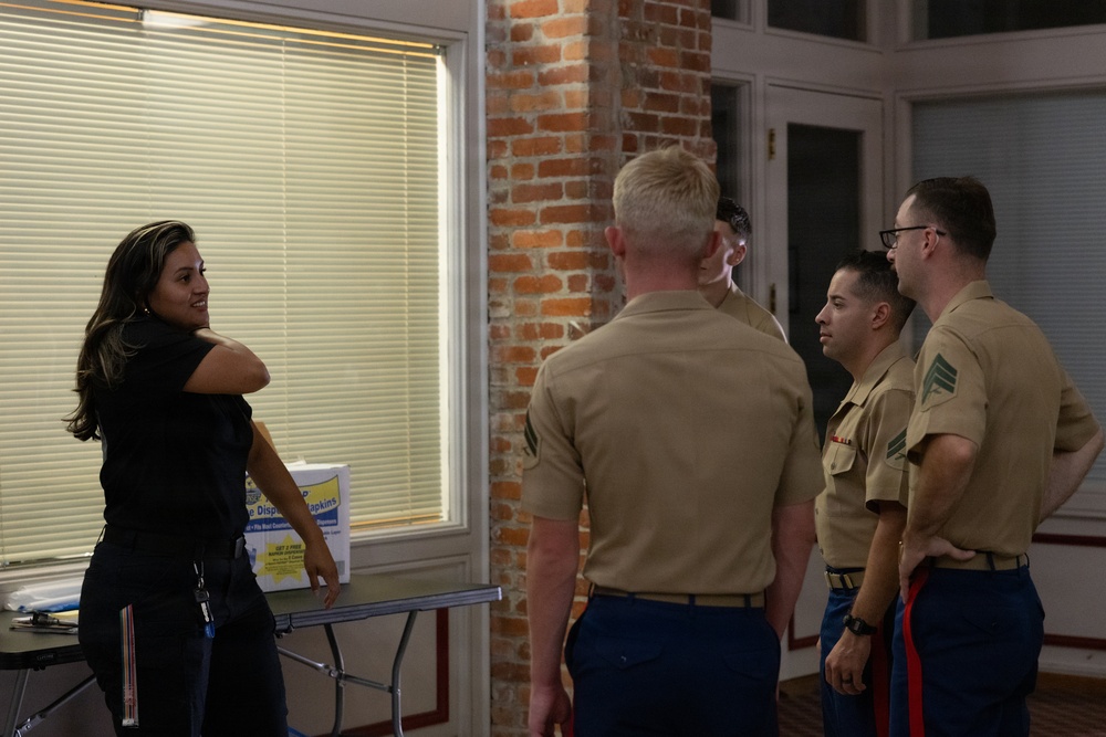 U.S. Marines support Norfolk Police Department food distribution event