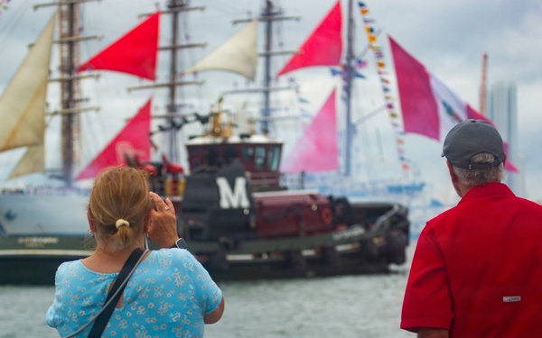 Sail 250 Virginia Parade of Sail arrives in Norfolk