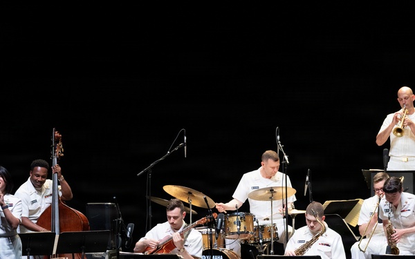 U.S. Navy Band Commodores perform at Artpark in Lewiston, New York
