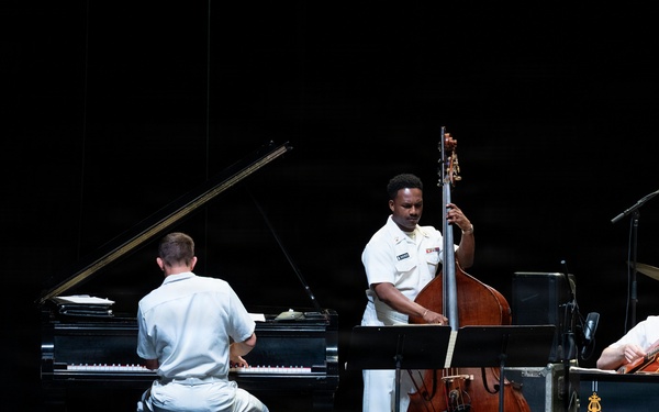 U.S. Navy Band Commodores perform at Artpark in Lewiston, New York