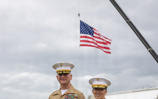 Lt. Gen. Roberta Bobbi Shea and Col Aaron C. Norwood attends Fleet Week Norfolk