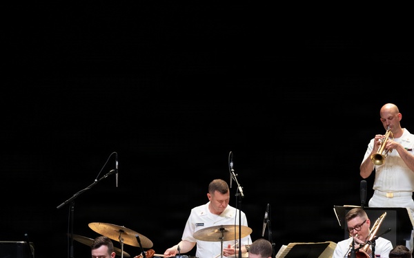 U.S. Navy Band Commodores perform at Artpark in Lewiston, New York
