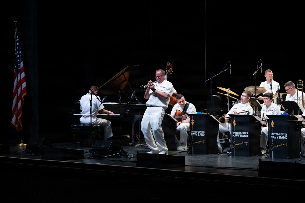 U.S. Navy Band Commodores perform at Artpark in Lewiston, New York