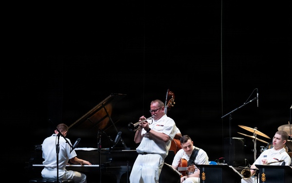 U.S. Navy Band Commodores perform at Artpark in Lewiston, New York