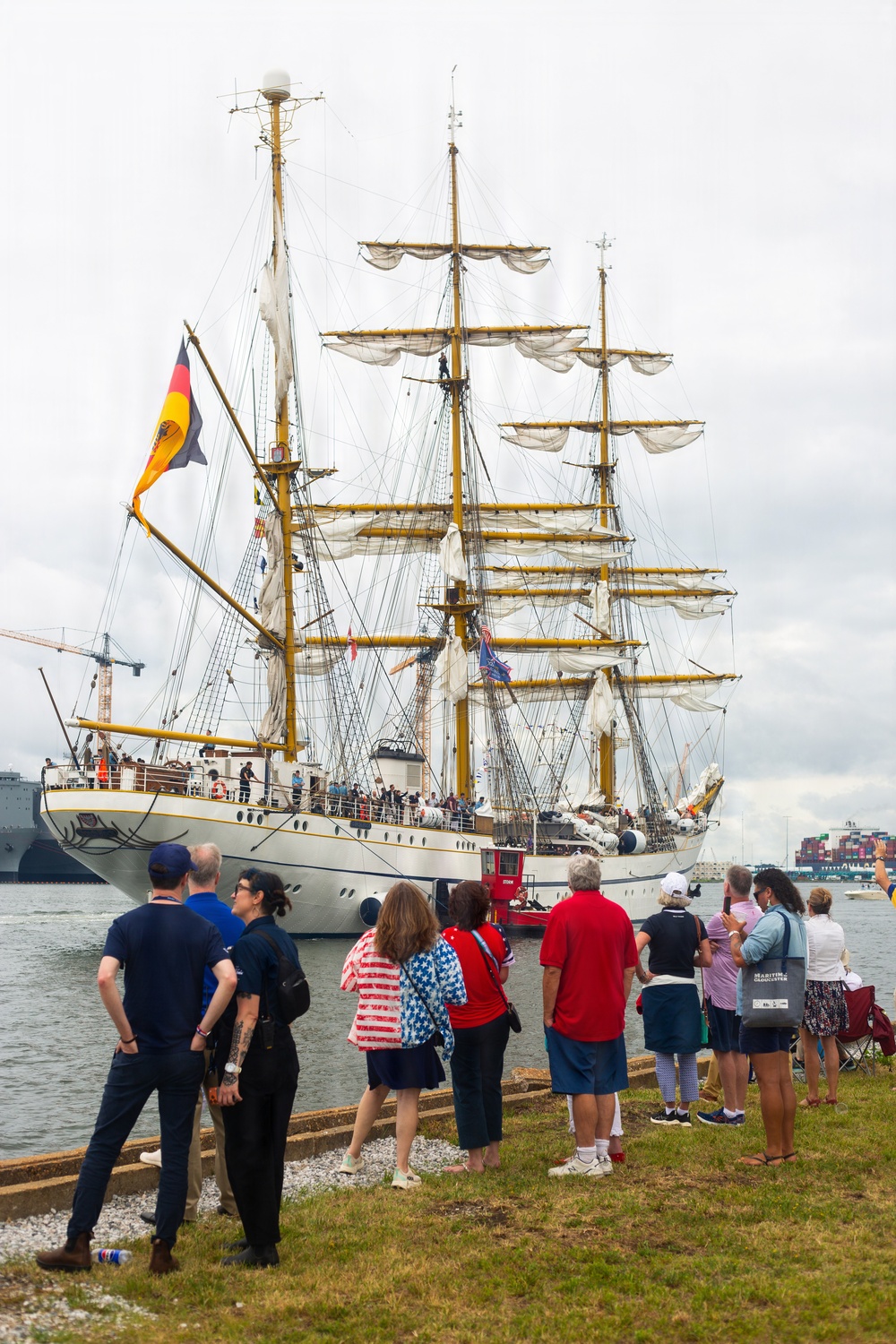 Sail 250 Virginia Parade of Sail arrives in Norfolk