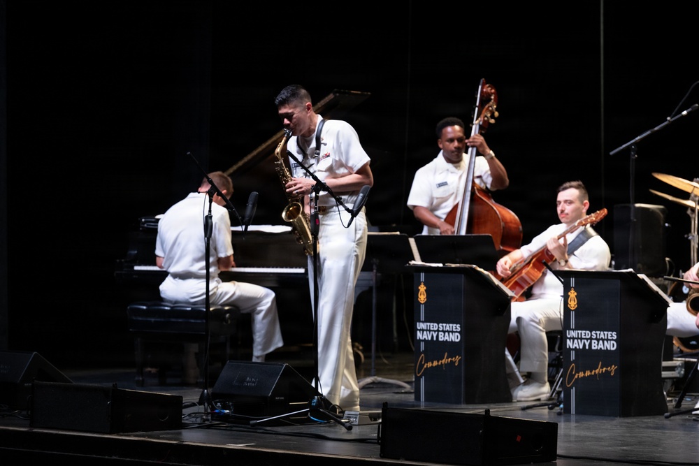 U.S. Navy Band Commodores perform at Artpark in Lewiston, New York
