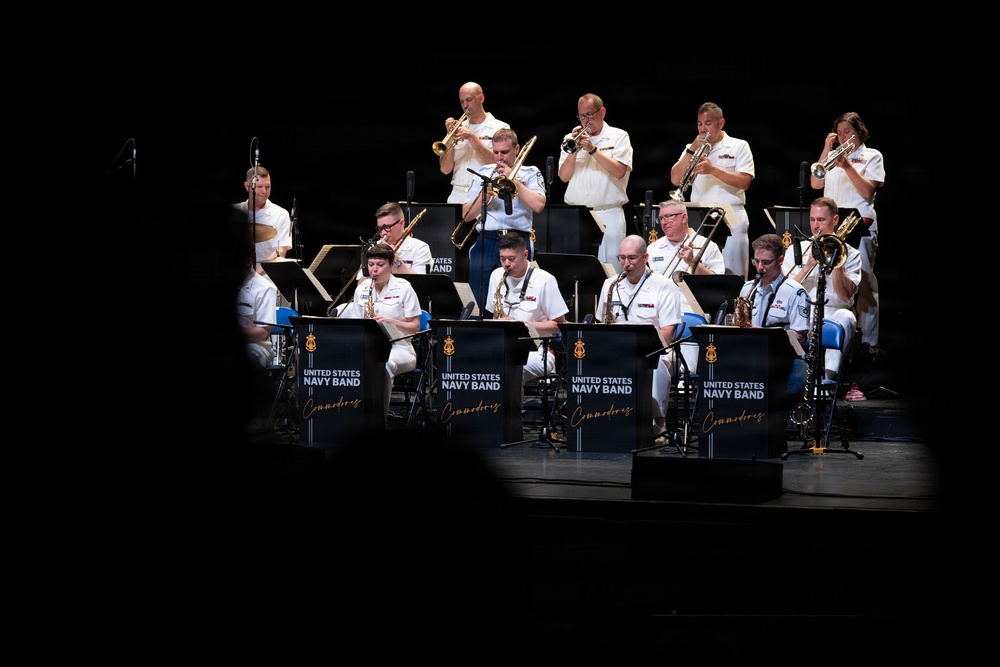 U.S. Navy Band Commodores perform at Artpark in Lewiston, New York