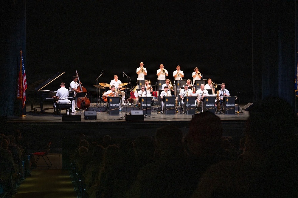 U.S. Navy Band Commodores perform at Artpark in Lewiston, New York