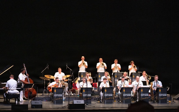 U.S. Navy Band Commodores perform at Artpark in Lewiston, New York