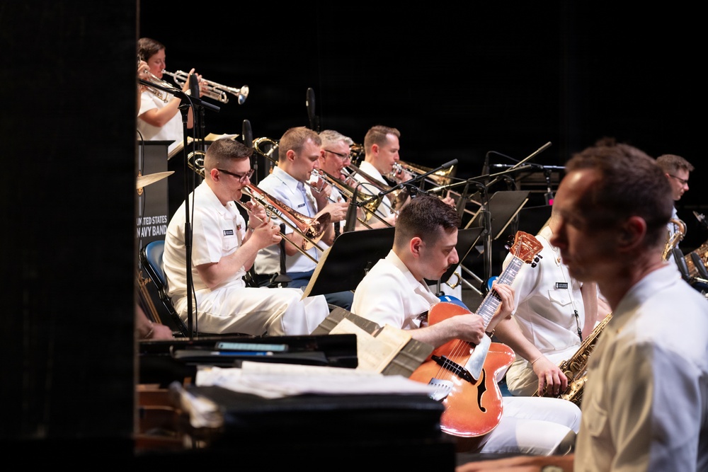 U.S. Navy Band Commodores perform at Artpark in Lewiston, New York
