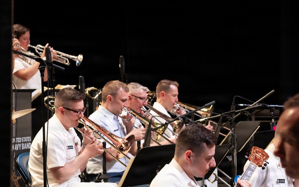 U.S. Navy Band Commodores perform at Artpark in Lewiston, New York