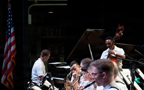 U.S. Navy Band Commodores perform at Artpark in Lewiston, New York