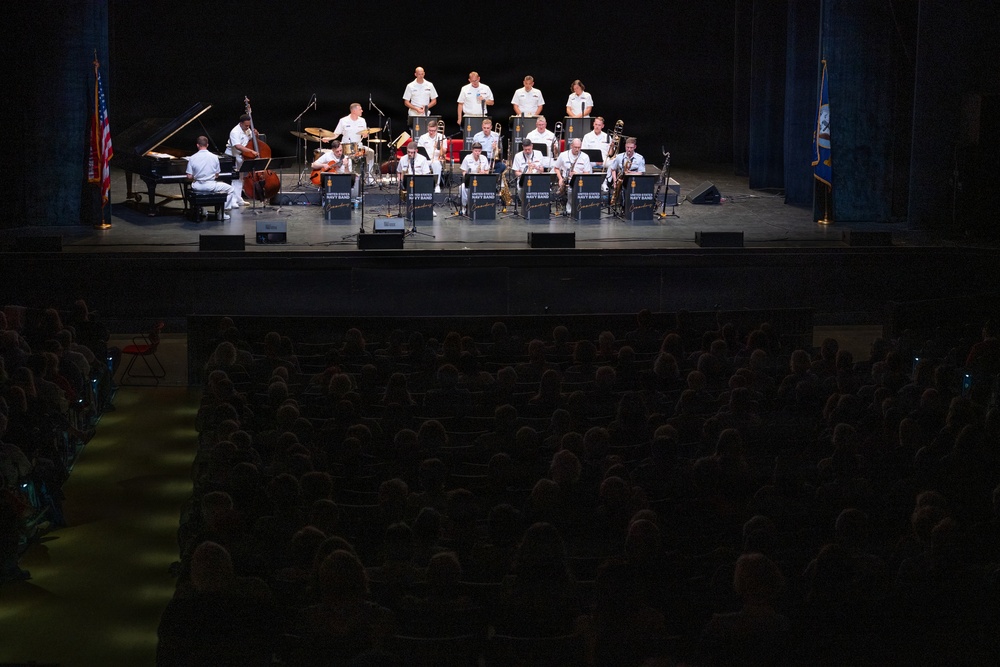 U.S. Navy Band Commodores perform at Artpark in Lewiston, New York