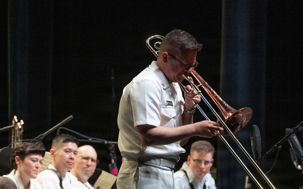 U.S. Navy Band Commodores perform at Artpark in Lewiston, New York