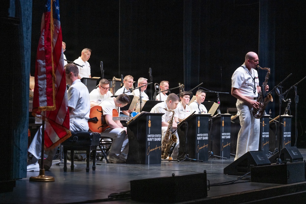 U.S. Navy Band Commodores perform at Artpark in Lewiston, New York
