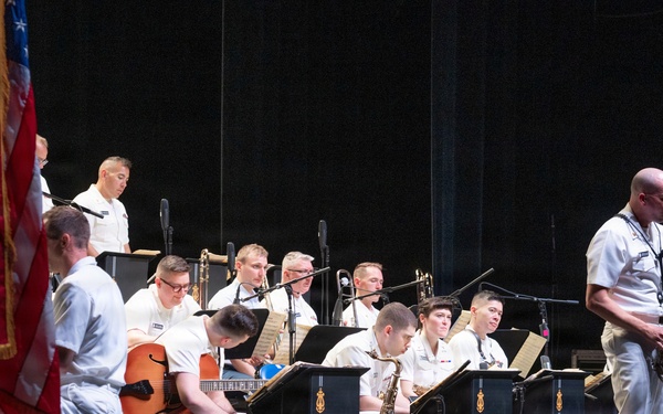 U.S. Navy Band Commodores perform at Artpark in Lewiston, New York