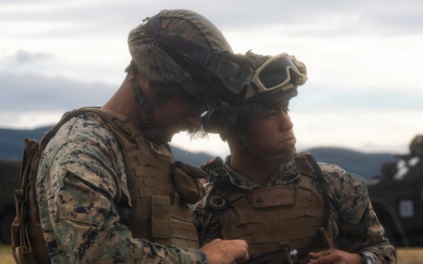 HIJUDAI MANEUVER AREA, OITA, JAPAN – U.S. Marines with 12th Marine Littoral Regiment Rehearse TRUAS Operations in Preparation for Exercise Resolute Dragon 26