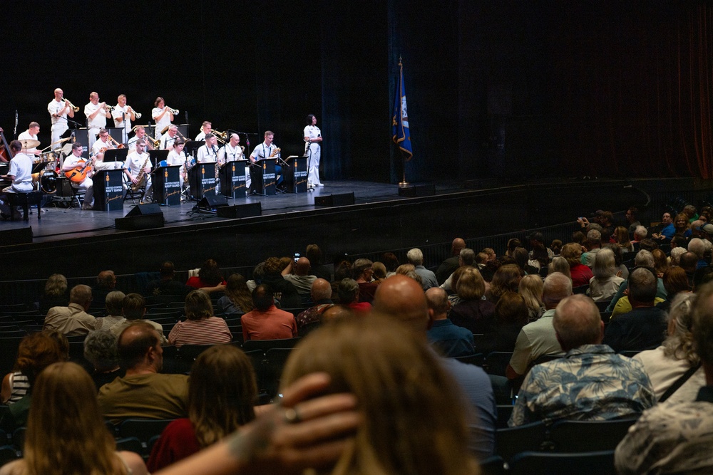 U.S. Navy Band Commodores perform at Artpark in Lewiston, New York