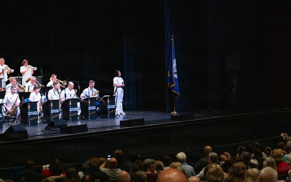U.S. Navy Band Commodores perform at Artpark in Lewiston, New York