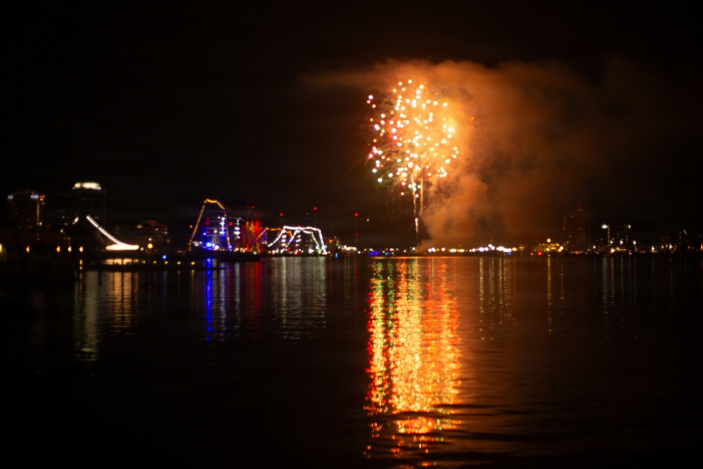 Sail 250 Virginia Firework display Norfolk
