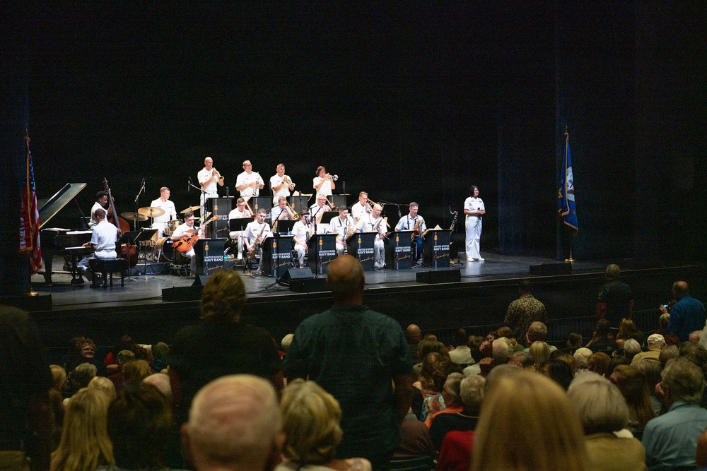 U.S. Navy Band Commodores perform at Artpark in Lewiston, New York