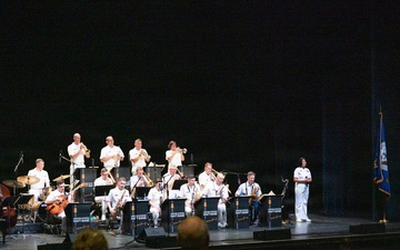 U.S. Navy Band Commodores perform at Artpark in Lewiston, New York