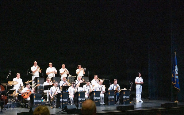 U.S. Navy Band Commodores perform at Artpark in Lewiston, New York