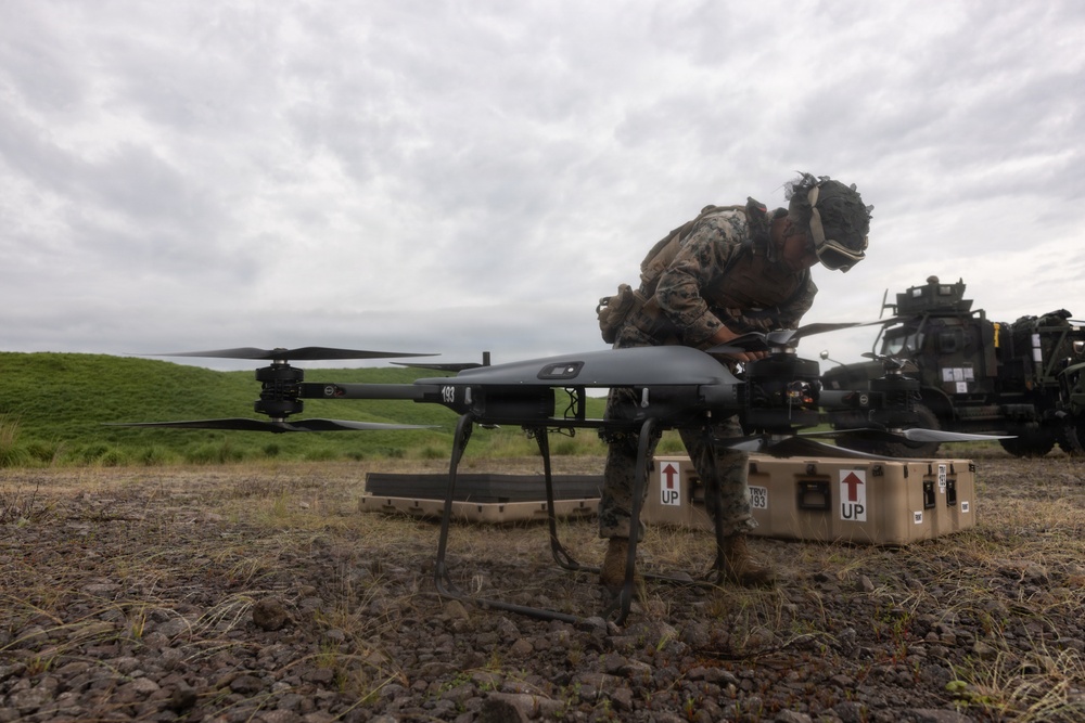 HIJUDAI MANEUVER AREA, OITA, JAPAN – U.S. Marines with 12th Marine Littoral Regiment Rehearse TRUAS Operations in Preparation for Exercise Resolute Dragon 26
