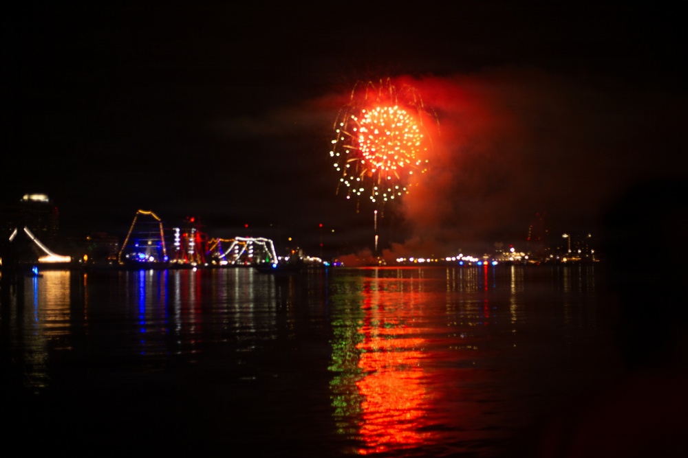 Sail 250 Virginia Firework display Norfolk