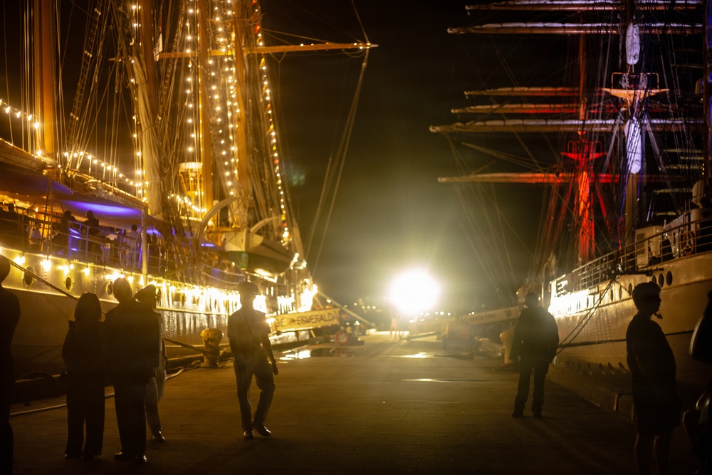 Sail 250 Virginia Firework display Norfolk