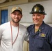NASCAR Driver Chase Biscoe Tours USS Somerset