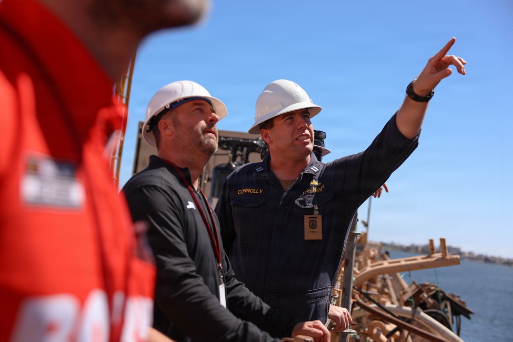 NASCAR driver Denny Hamlin visits USS O’Kane