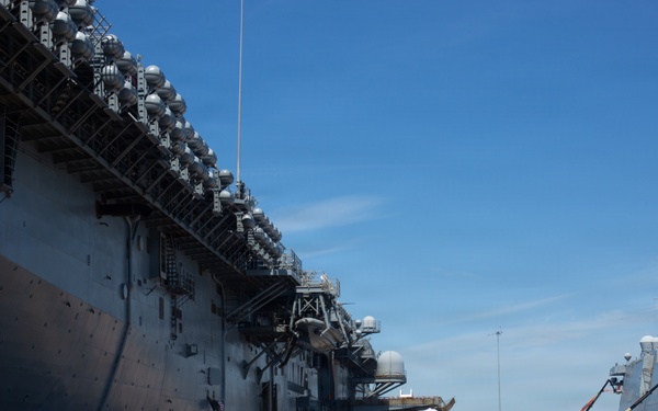 Sail 250 Virgina Static Display and USS Iwo Jima (LHD7)