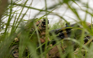 HIJUDAI MANEUVER AREA, OITA, JAPAN – U.S. Marines with 12th LCT conducts Force on Force training during exercise Resolute Dragon 26