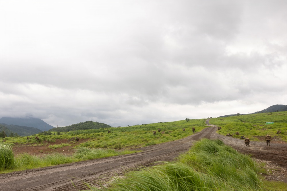 HIJUDAI MANEUVER AREA, OITA, JAPAN – U.S. Marines with 12th LCT conducts Force on Force training during exercise Resolute Dragon 26