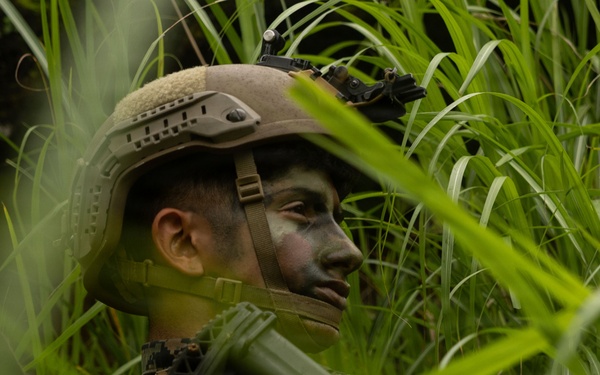 HIJUDAI MANEUVER AREA, OITA, JAPAN – U.S. Marines with 12th LCT conducts Force on Force training during exercise Resolute Dragon 26