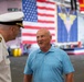 Former CNO visits USS Carl Vinson