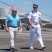 Former CNO visits USS Carl Vinson