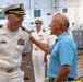 Former CNO visits USS Carl Vinson